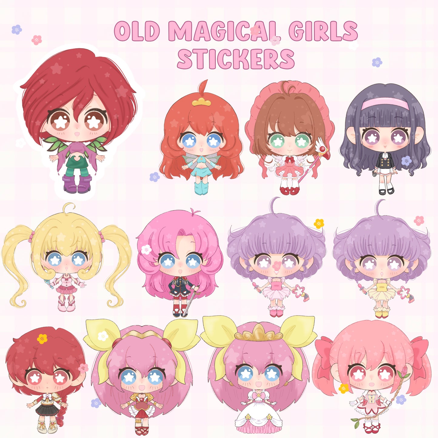 Old magical girls ✧ Stickers
