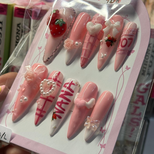 Hachi ✧ nails set press-on (Large)