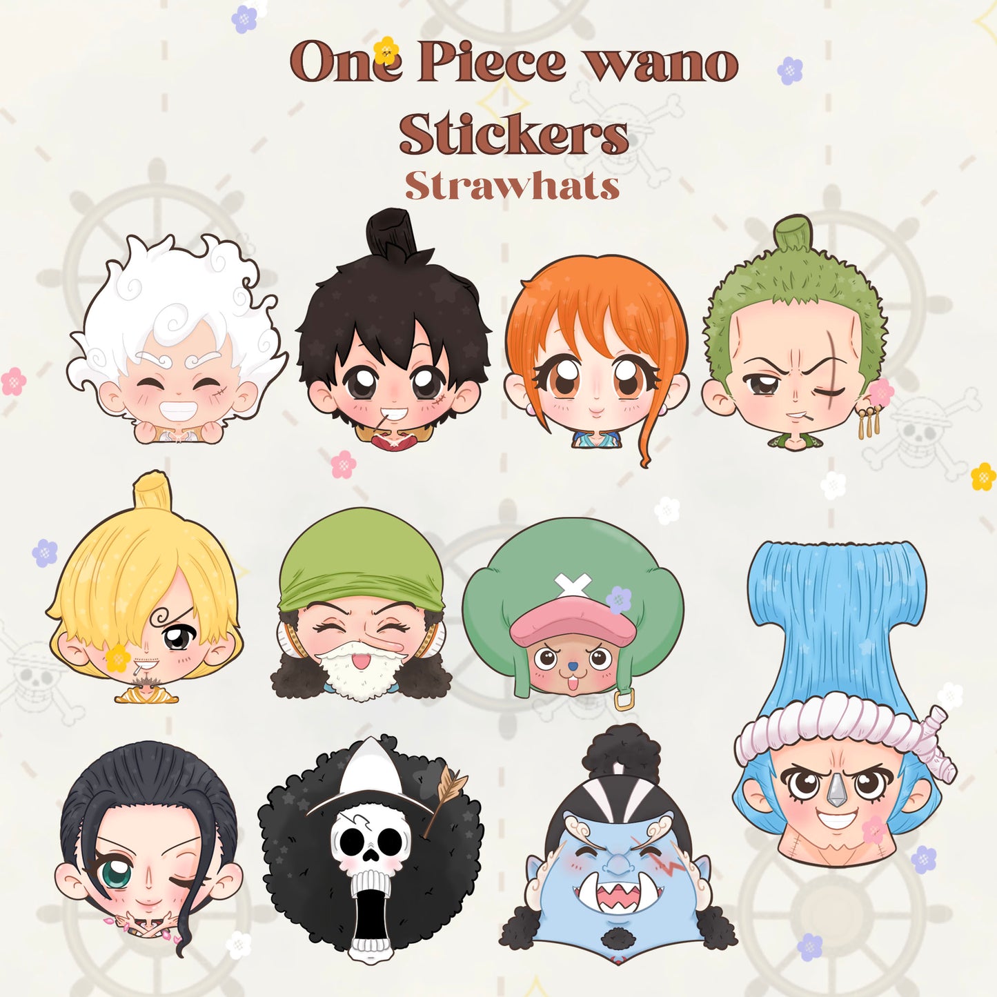 Mugiwara | One Piece ‣ Wano ✧ Stickers