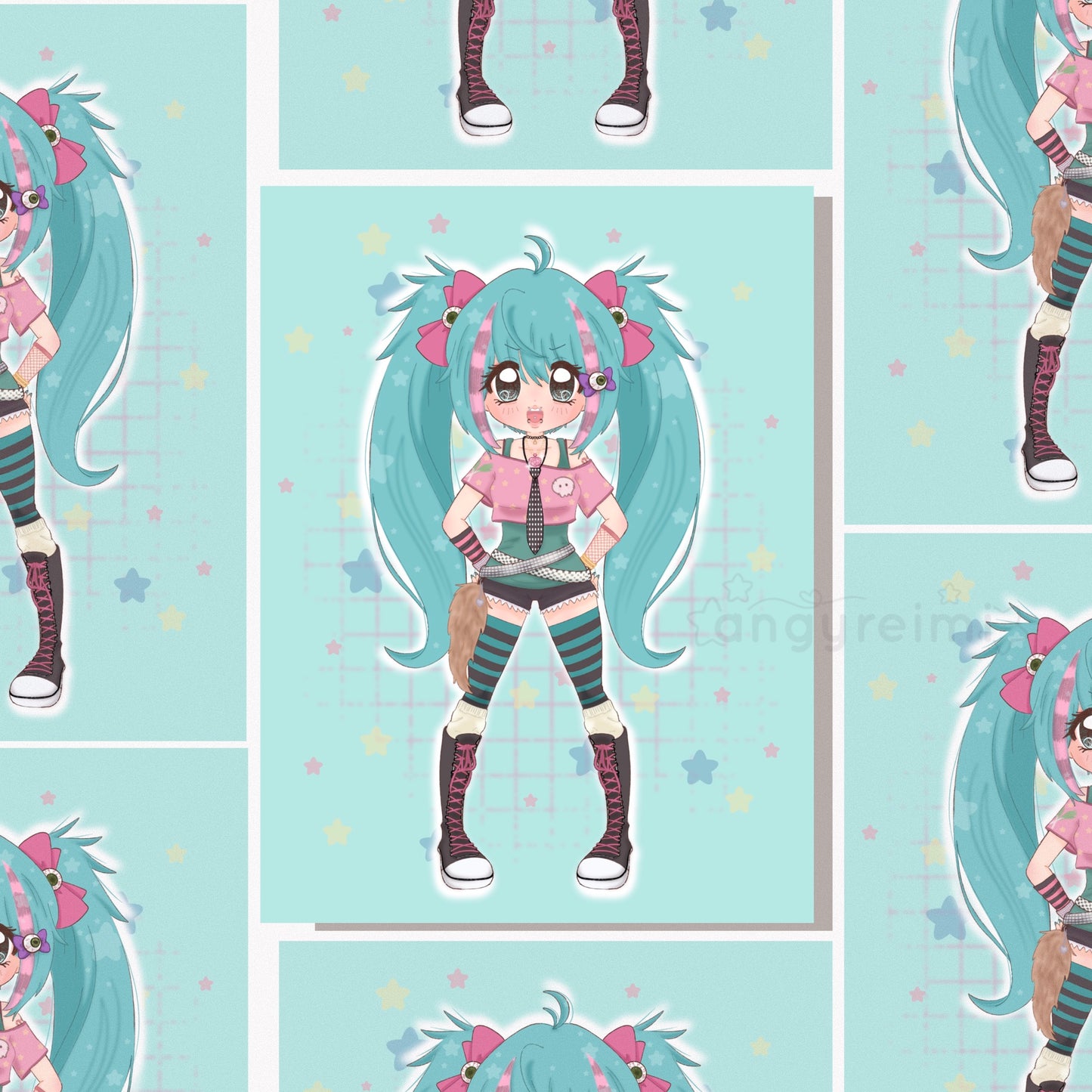 Miku Scene xD ✧ Print A5/A4