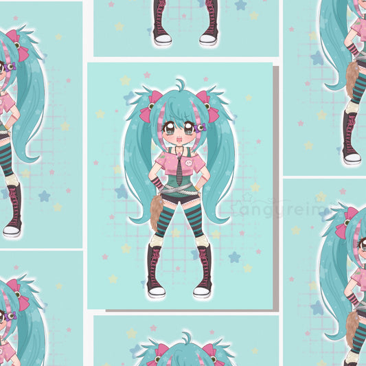 Miku Scene xD ✧ Print A5/A4