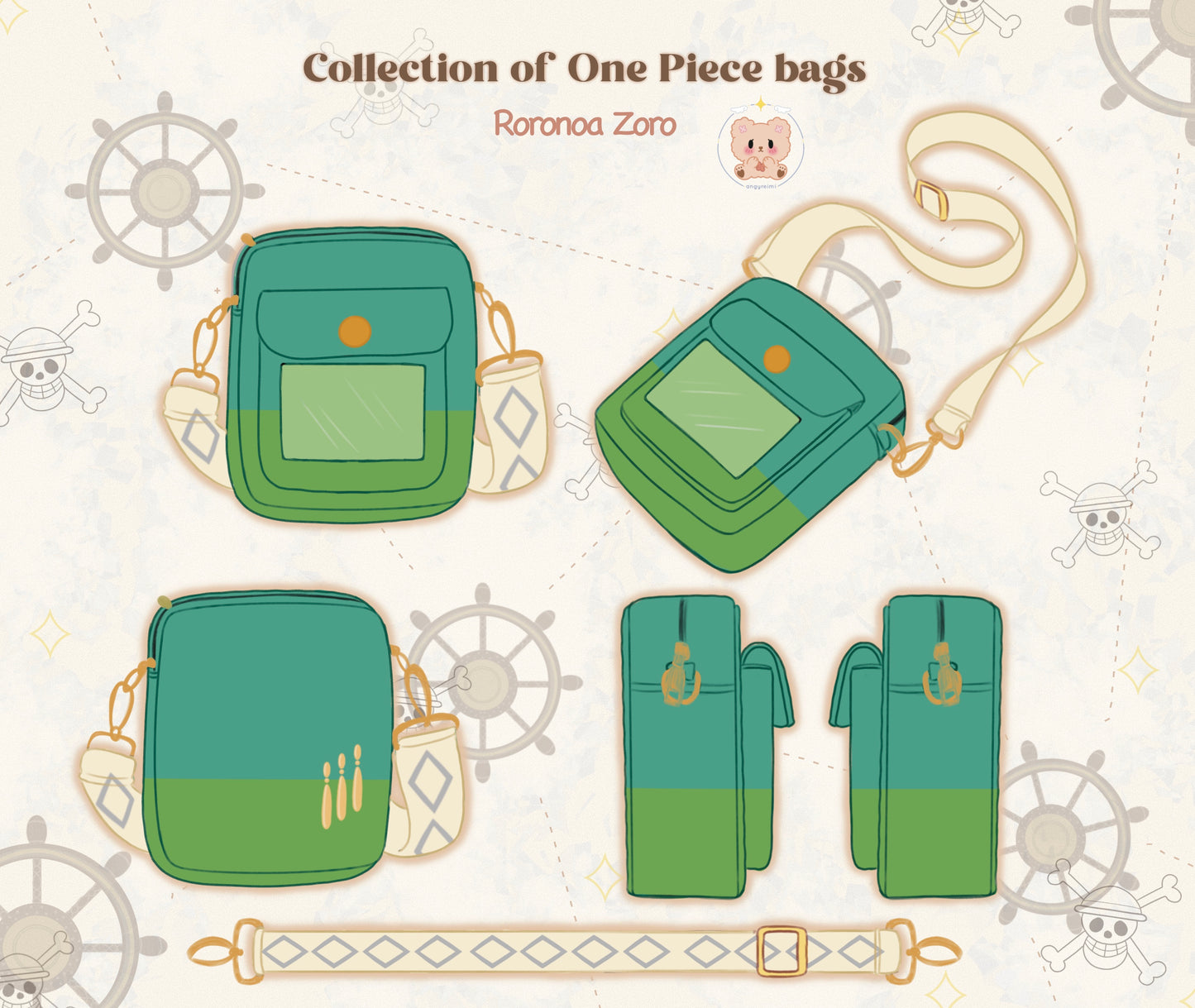 Zoro ✧ One Piece Ita Bag Collection! PREORDER
