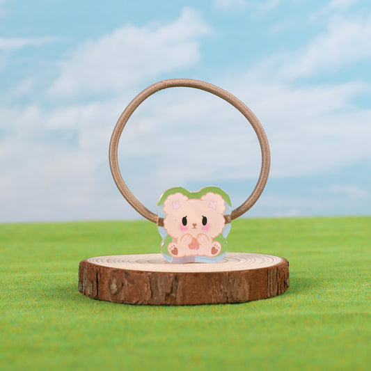 Vainilla ✧ Acrylic elastic hair ties