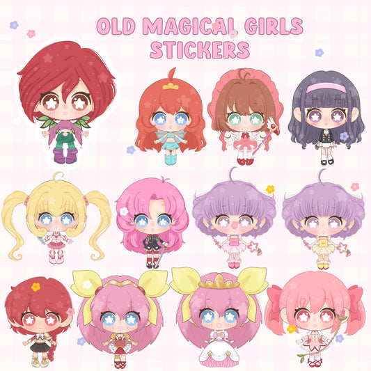 Old magical girls ✧ Stickers