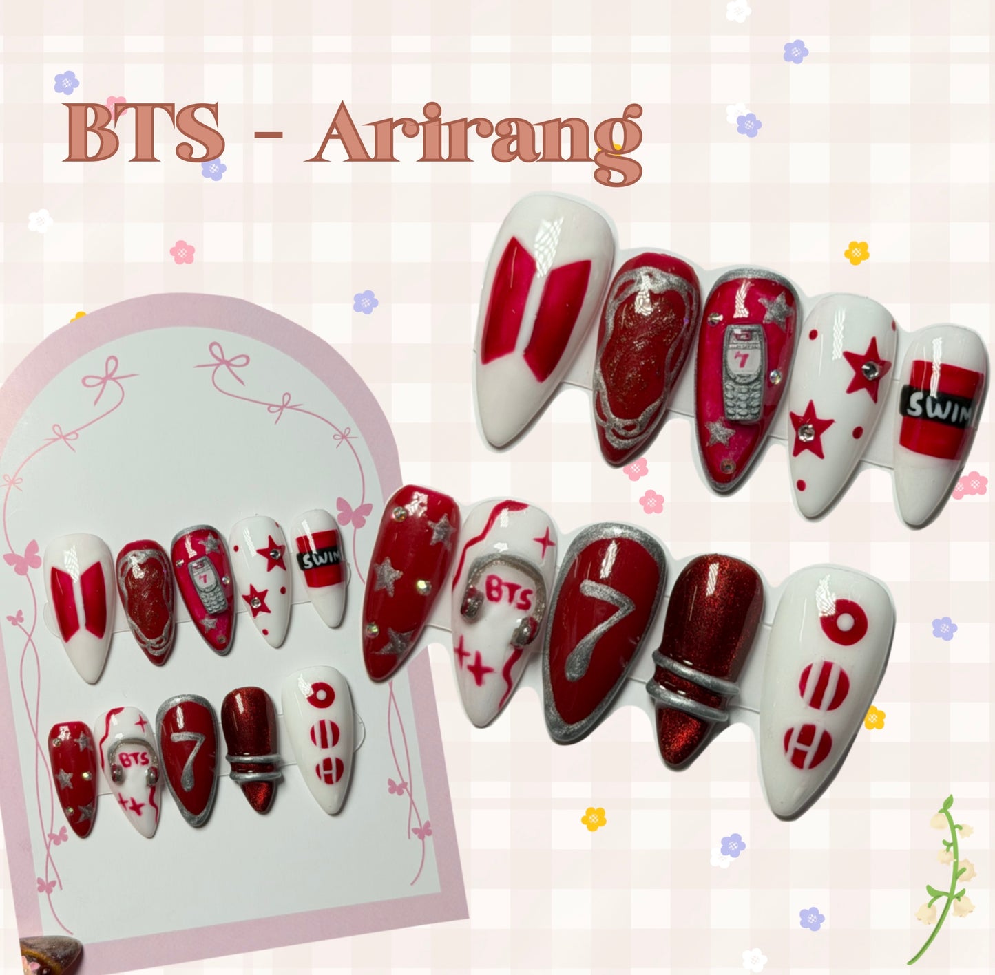 BTS; ARIRANG ✧ Press-on nails︱ PREORDER