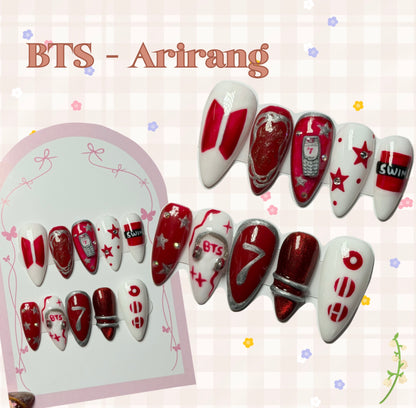 BTS; ARIRANG ✧ Press-on nails︱ PREORDER