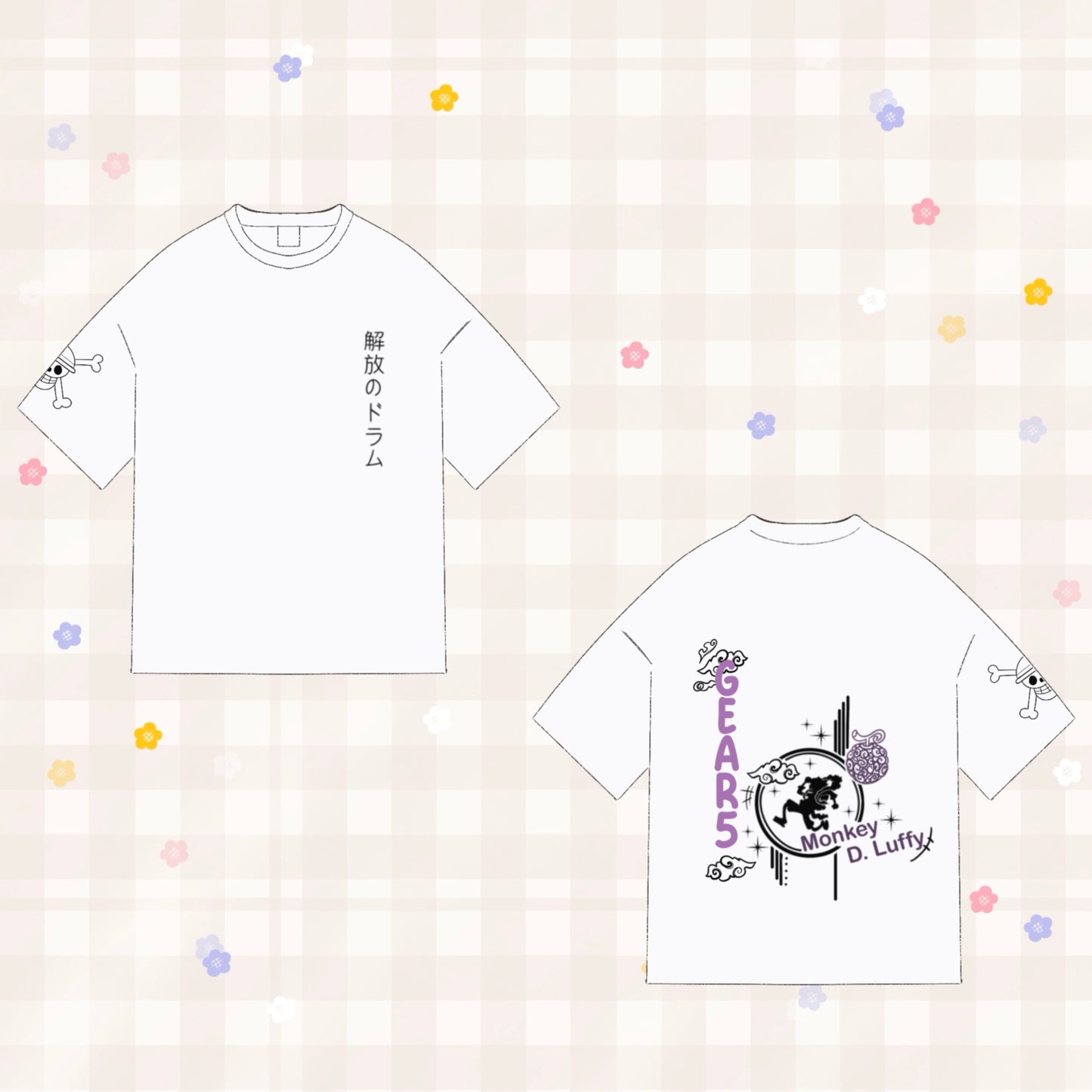 White pirate  ✧ T-shirt ➤ PREORDER