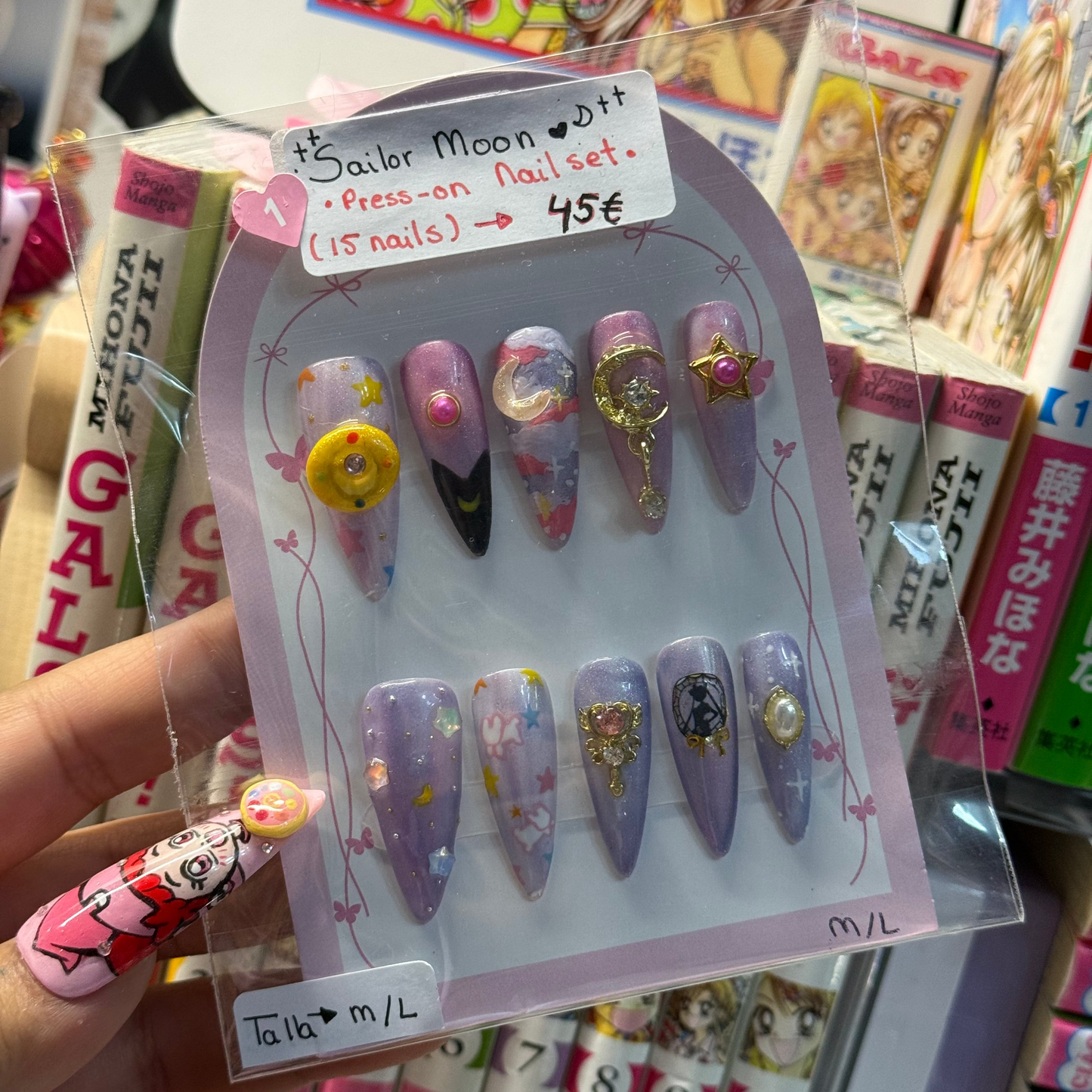 Magical Girls ✧ nails set press-on (Large)