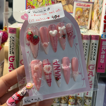 Hachi ✧ nails set press-on (Large)