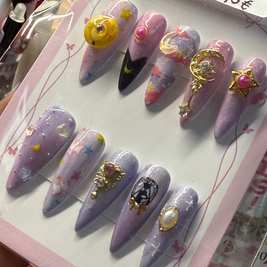 Magical Girls ✧ nails set press-on (Large)