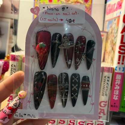 Punk Girl ✧ nails set press-on (Large)