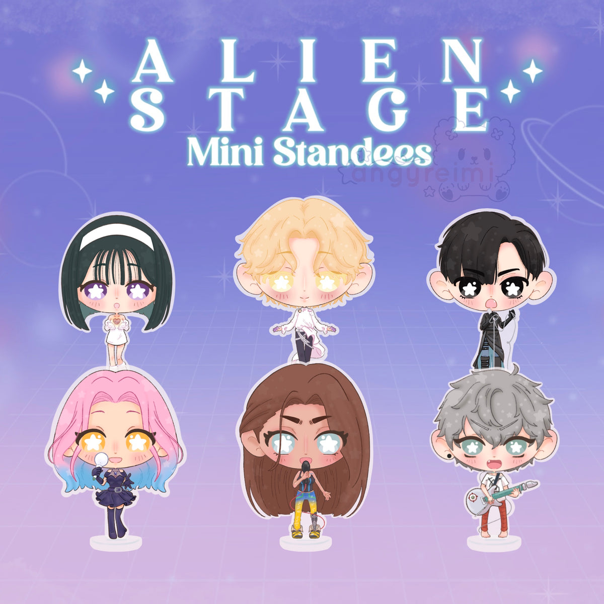 Alien Stage mini standees - PREORDER – angyreimi shop