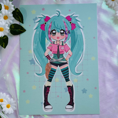 Miku Scene xD ✧ Print A5/A4