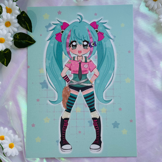 Miku Scene xD ✧ Print A5/A4