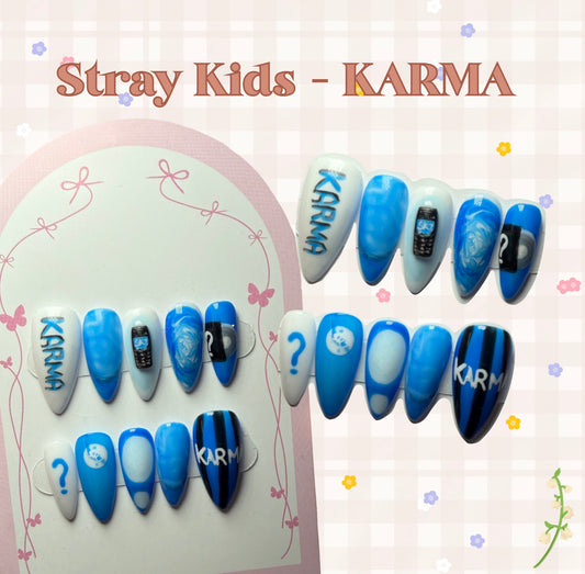 Stray kids; KARMA ✧ Press-on nails︱ PREORDER