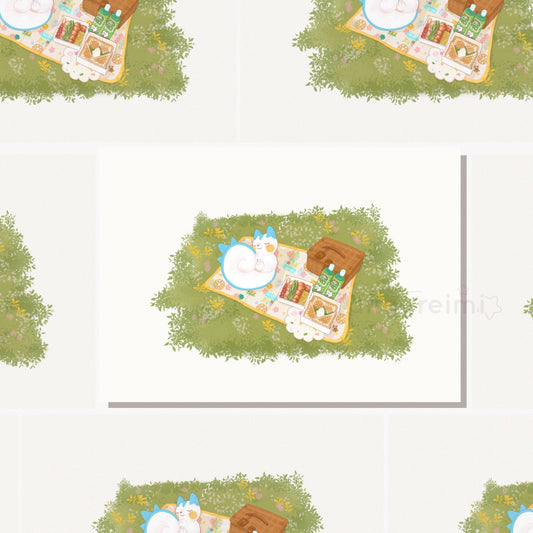 Pachirisu picnic ✧ Print A5