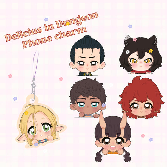 Delicious in Dungeon ✧  Phone Charms