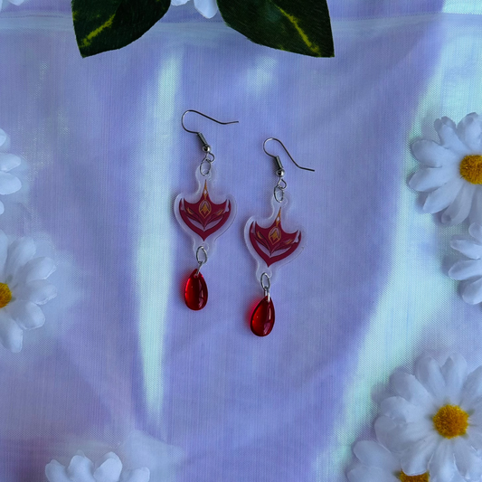 Tartaglia Earrings ‣ Genshin Impact